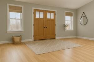LOT9 Meadow View Dr, Readfield, ME 04355 - foyer featuring healthy amount of natural light and wood finished floors