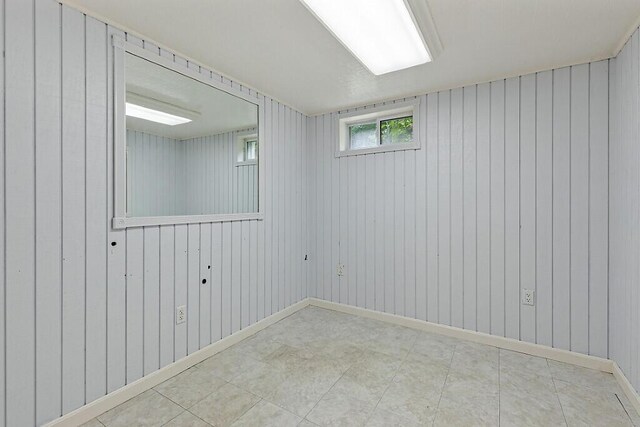 4 Acorn Ln, Lewiston, ME 04240 - spare room featuring wooden walls