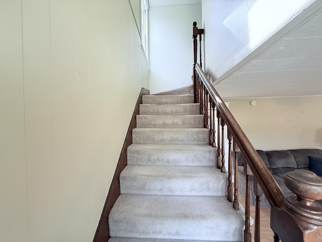21 Peary Ter, South Portland, ME 04106 - staircase featuring wood finished floors