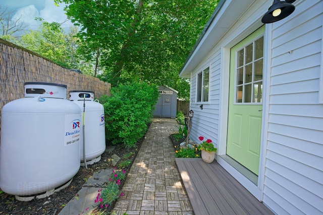 12 Fillmore Ave, South Portland, ME 04106 - exterior space with a storage shed