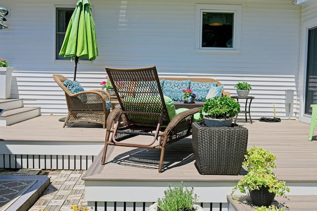 12 Fillmore Ave, South Portland, ME 04106 - view of wooden terrace