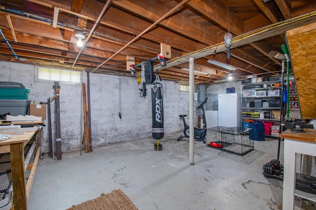 1 Madison St, Augusta, ME 04330 - view of basement