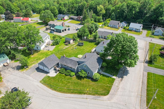 1 Madison St, Augusta, ME 04330 - aerial view of residential area