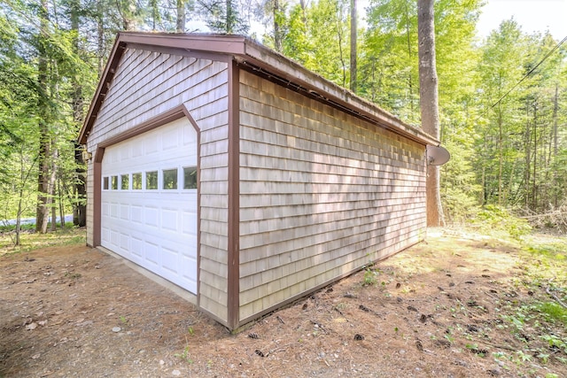 31 Herrick Rd, Belfast, ME 04915 - view of detached garage