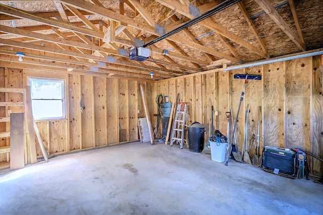 31 Herrick Rd, Belfast, ME 04915 - garage featuring a garage door opener