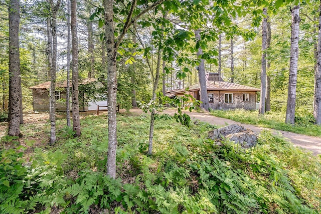31 Herrick Rd, Belfast, ME 04915 - view of front of property with a standing seam roof and a metal roof