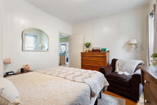 37 Cook St, Auburn, ME 04210 - bedroom with ornamental molding and wood finished floors