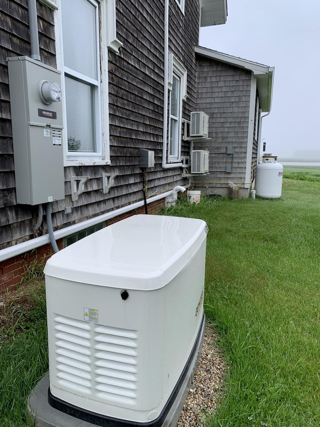 361 Water St, Addison, ME 04606 - exterior view of a power unit and propane tank
