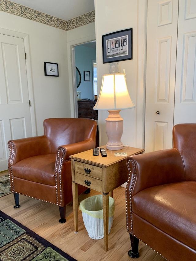 361 Water St, Addison, ME 04606 - living area with light wood-style floors