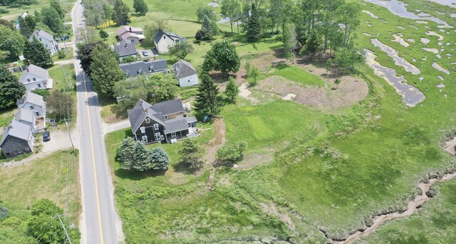 361 Water St, Addison, ME 04606 - aerial view of property and surrounding area with nearby suburban area