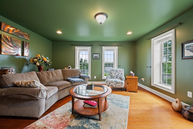 41 Main St, Old Town, ME 04468 - living area featuring recessed lighting and light wood-type flooring