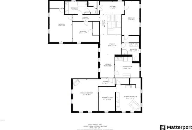 41 Main St, Old Town, ME 04468 - view of floor plan / room layout
