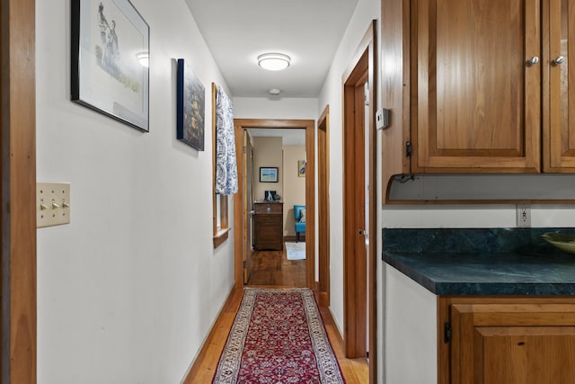 17 Eagle Ln, Damariscotta, ME 04543 - hallway featuring light wood-style floors