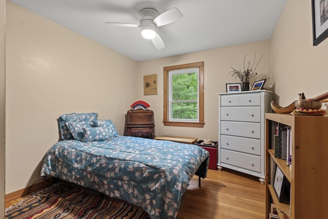 17 Eagle Ln, Damariscotta, ME 04543 - bedroom with wood finished floors and a ceiling fan
