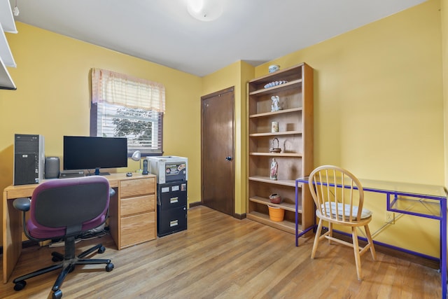 8 Grovemount Ln, Lewiston, ME 04240 - office featuring light wood-style flooring and baseboards