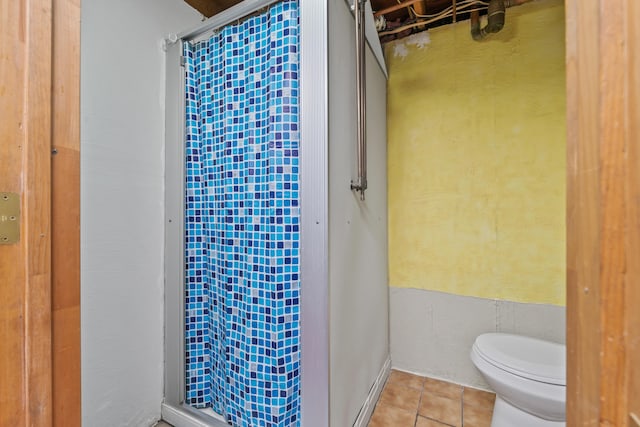 8 Grovemount Ln, Lewiston, ME 04240 - bathroom featuring toilet and tile patterned floors