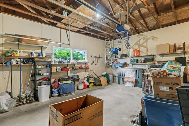 8 Grovemount Ln, Lewiston, ME 04240 - garage featuring a garage door opener