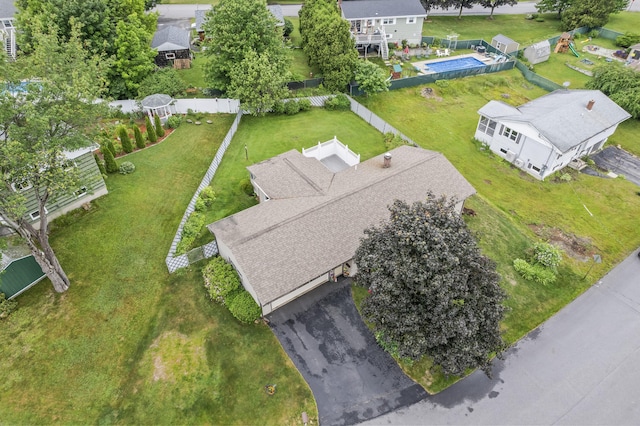 8 Grovemount Ln, Lewiston, ME 04240 - aerial view of property and surrounding area