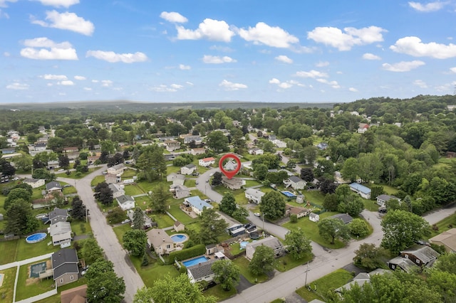 8 Grovemount Ln, Lewiston, ME 04240 - aerial overview of property's location featuring nearby suburban area