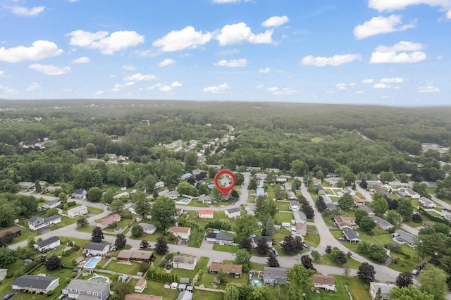 8 Grovemount Ln, Lewiston, ME 04240 - bird's eye view of a forest