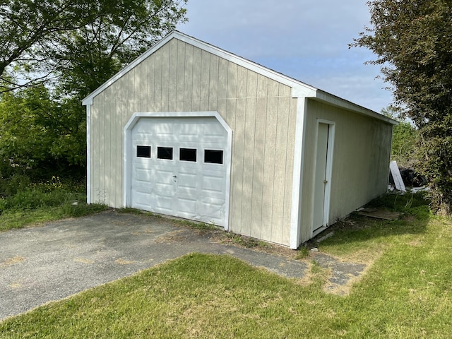 1431 Indian River Rd, Addison, ME 04606 - detached garage featuring driveway