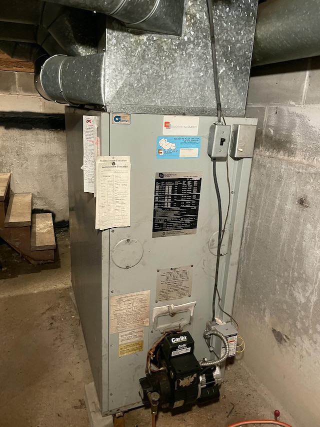 1431 Indian River Rd, Addison, ME 04606 - utilities featuring heating unit