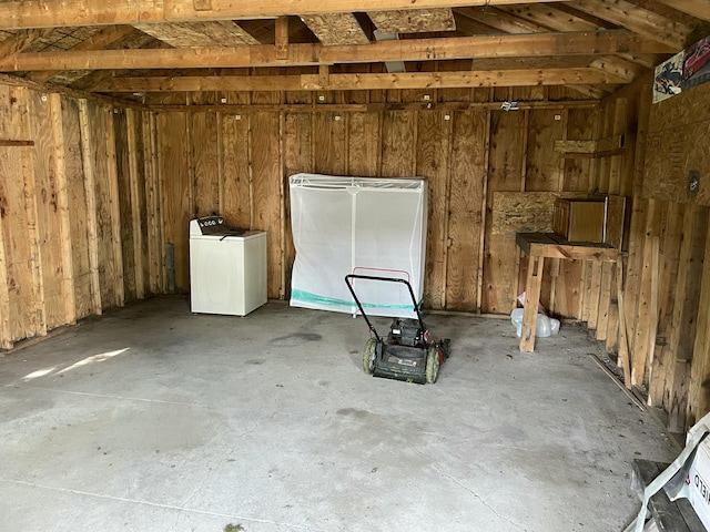 1431 Indian River Rd, Addison, ME 04606 - storage area with washer / dryer