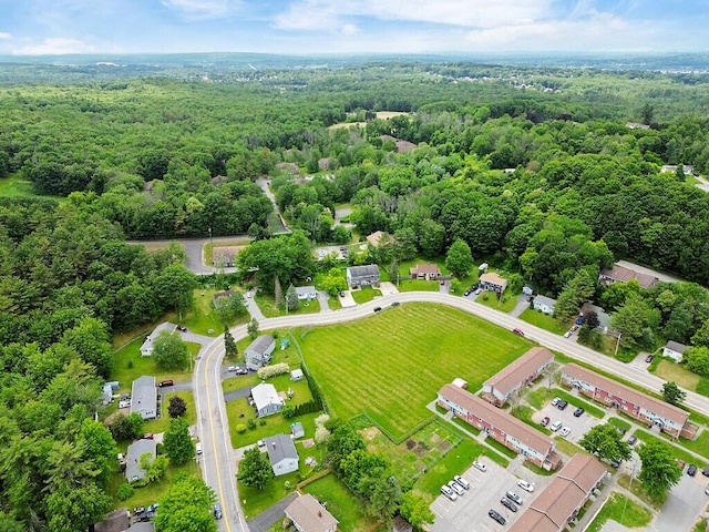 154 Rideout Ave, Lewiston, ME 04240 - bird's eye view of a heavily wooded area