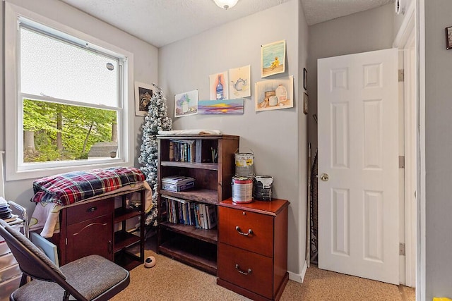 154 Rideout Ave, Lewiston, ME 04240 - office area with baseboards and carpet