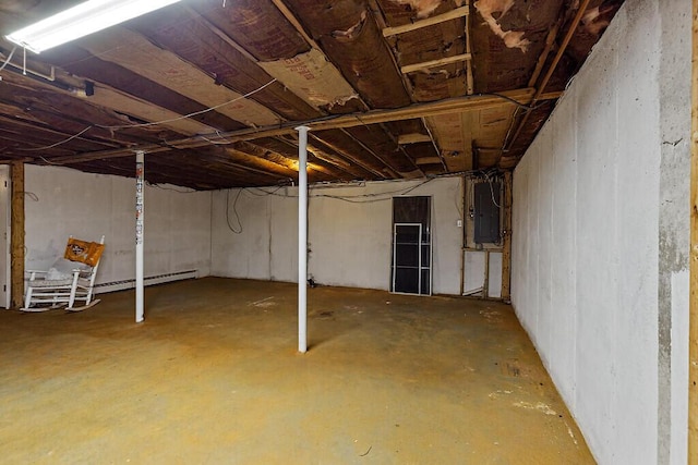 154 Rideout Ave, Lewiston, ME 04240 - unfinished basement with electric panel