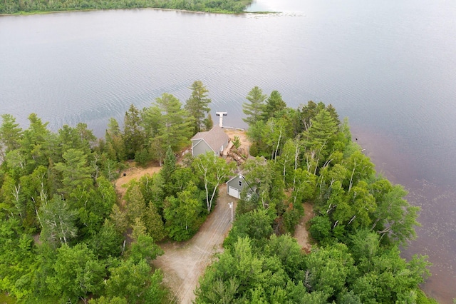 67 Upper Narrows Rd, Long Pond Twp, ME 04945 - aerial view of a nearby body of water