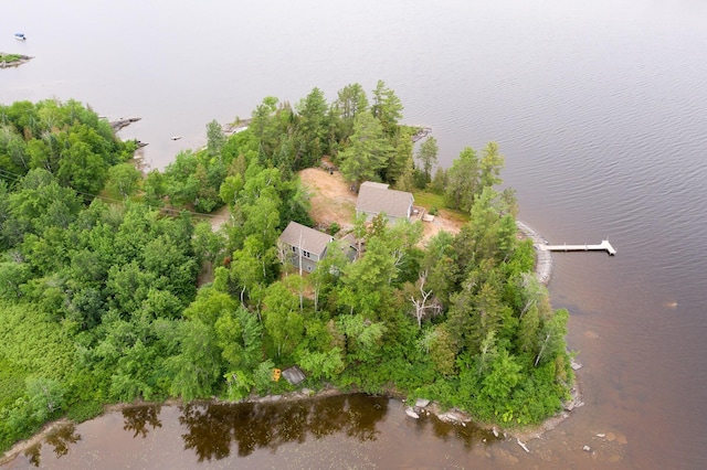 67 Upper Narrows Rd, Long Pond Twp, ME 04945 - aerial view of a nearby body of water