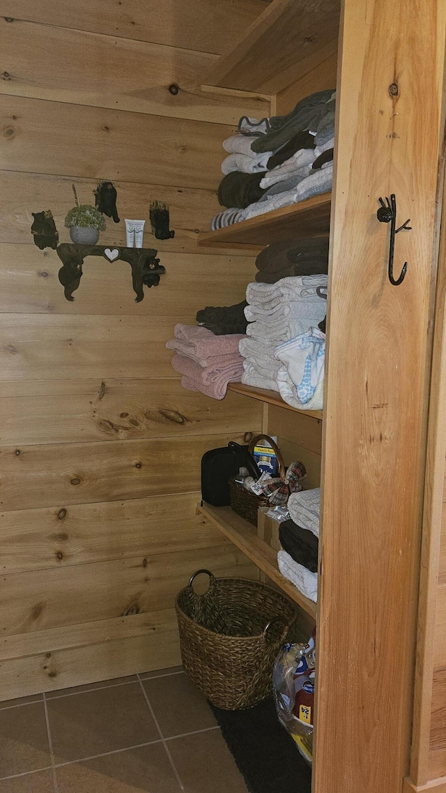 67 Upper Narrows Rd, Long Pond Twp, ME 04945 - detailed view of wooden walls
