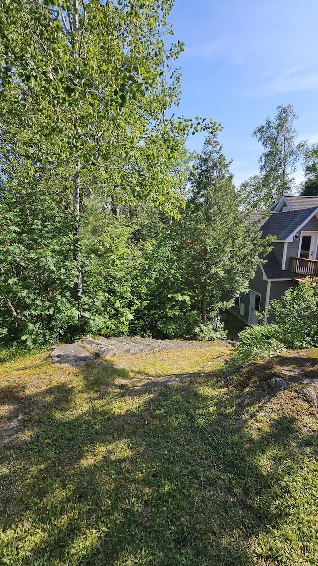67 Upper Narrows Rd, Long Pond Twp, ME 04945 - view of green lawn
