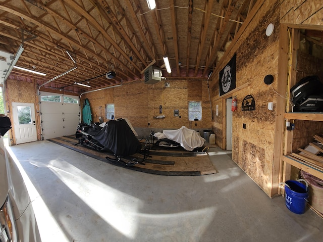 67 Upper Narrows Rd, Long Pond Twp, ME 04945 - garage with a heating unit