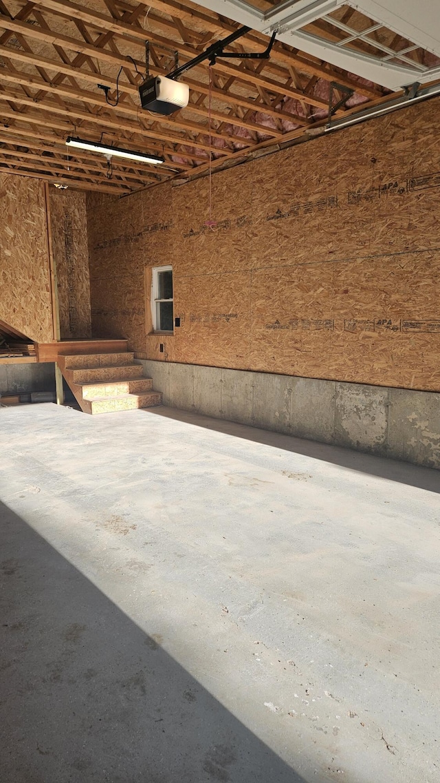 67 Upper Narrows Rd, Long Pond Twp, ME 04945 - garage with a garage door opener