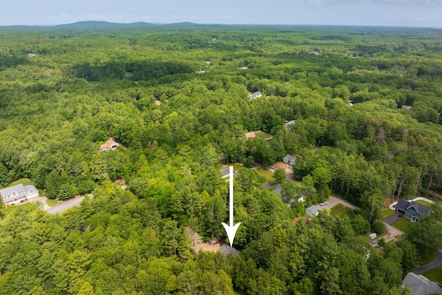 2 Teressa Ln, York, ME 03909 - aerial overview of property's location with a heavily wooded area