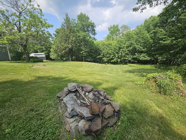 28 Varnum Pond Rd, Temple, ME 04984 - view of green lawn