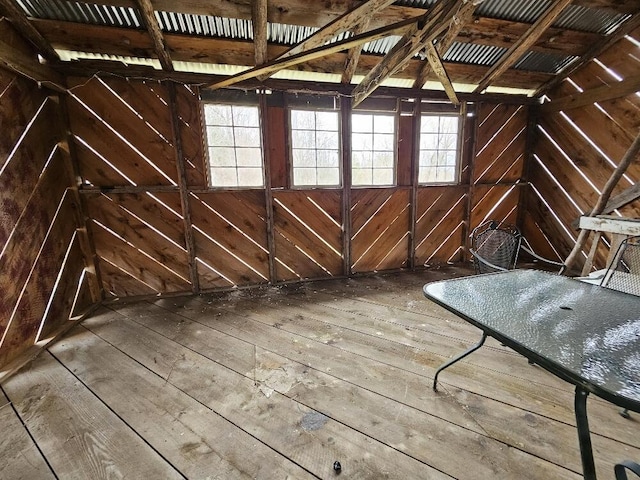 28 Varnum Pond Rd, Temple, ME 04984 - view of unfinished attic
