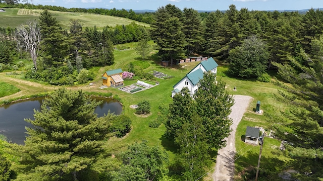 163 Ayer Ridge Rd, Freedom, ME 04941 - drone / aerial view of a large body of water