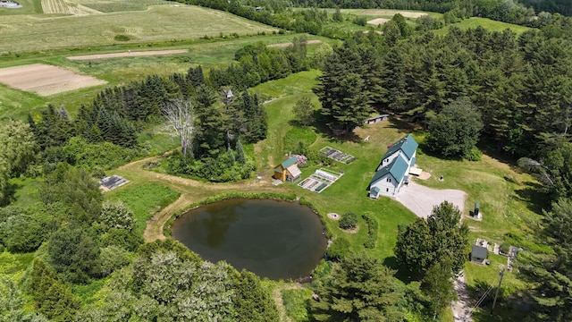 163 Ayer Ridge Rd, Freedom, ME 04941 - aerial overview of property's location with a large body of water and rural landscape