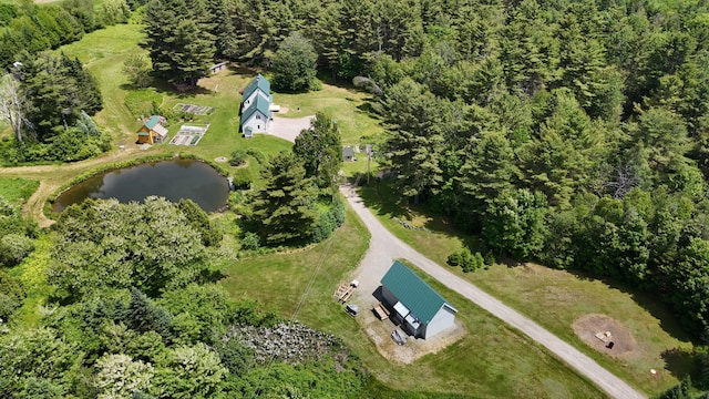 163 Ayer Ridge Rd, Freedom, ME 04941 - aerial view of property and surrounding area featuring a nearby body of water