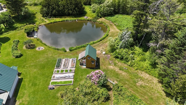 163 Ayer Ridge Rd, Freedom, ME 04941 - bird's eye view of a large body of water