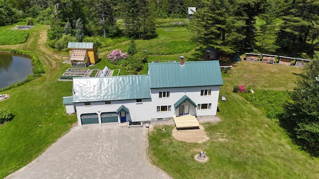 163 Ayer Ridge Rd, Freedom, ME 04941 - aerial view of property and surrounding area featuring a large body of water