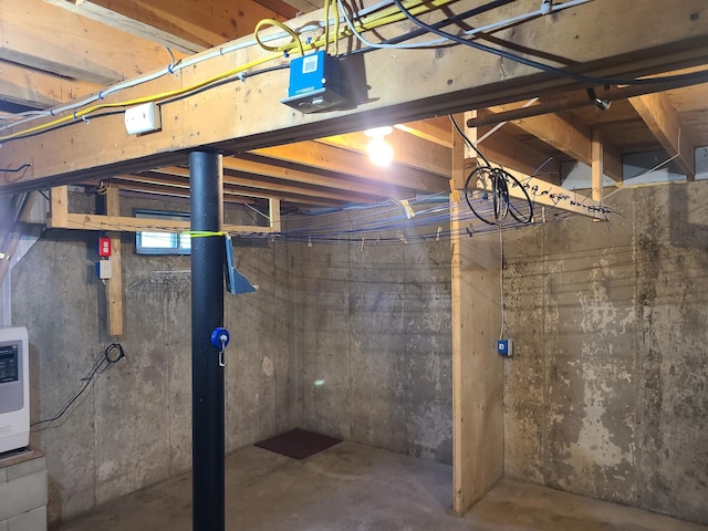 163 Ayer Ridge Rd, Freedom, ME 04941 - view of unfinished basement