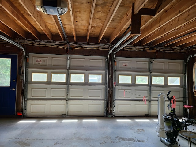 163 Ayer Ridge Rd, Freedom, ME 04941 - garage with a garage door opener