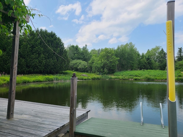 163 Ayer Ridge Rd, Freedom, ME 04941 - dock area with a water view