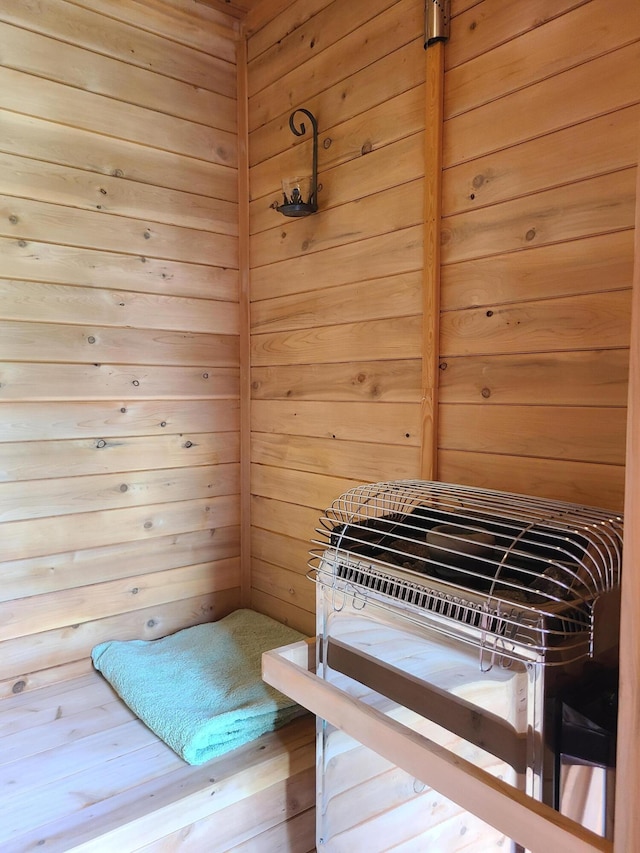 163 Ayer Ridge Rd, Freedom, ME 04941 - relaxing sauna / steam room with wooden walls