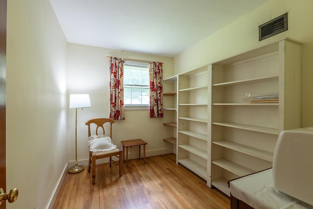 184 Mountain St, Camden, ME 04843 - living area with hardwood / wood-style floors and baseboards
