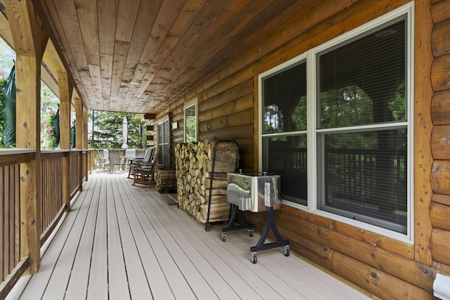 50 Flagg Way, Fayette, ME 04349 - view of wooden porch